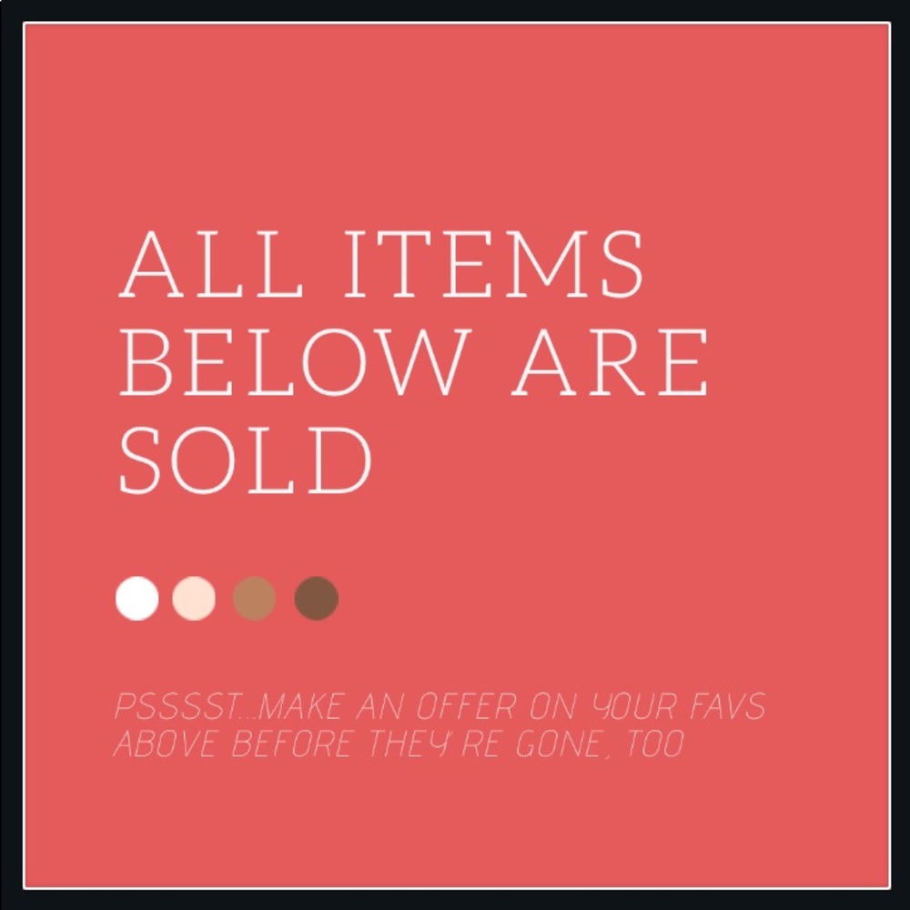 SOLD SECTION BELOW